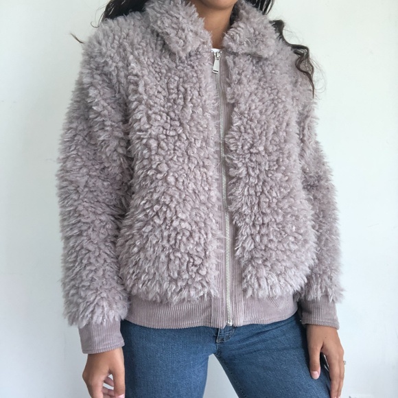 COPY - BCBGeneration faux fur teddy coat L - Picture 2 of 11
